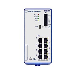 Hirschmann 942 170-999-031 Managed Fast Ethernet Switch 8 x 10/100 Mbps -Port (2) 24VAC